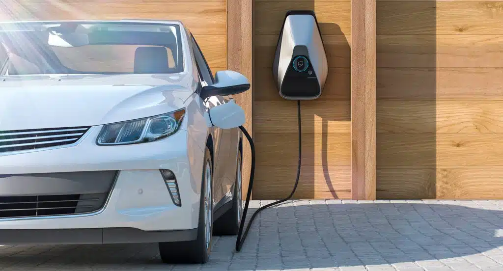 Elektroauto beim Ladevorgang