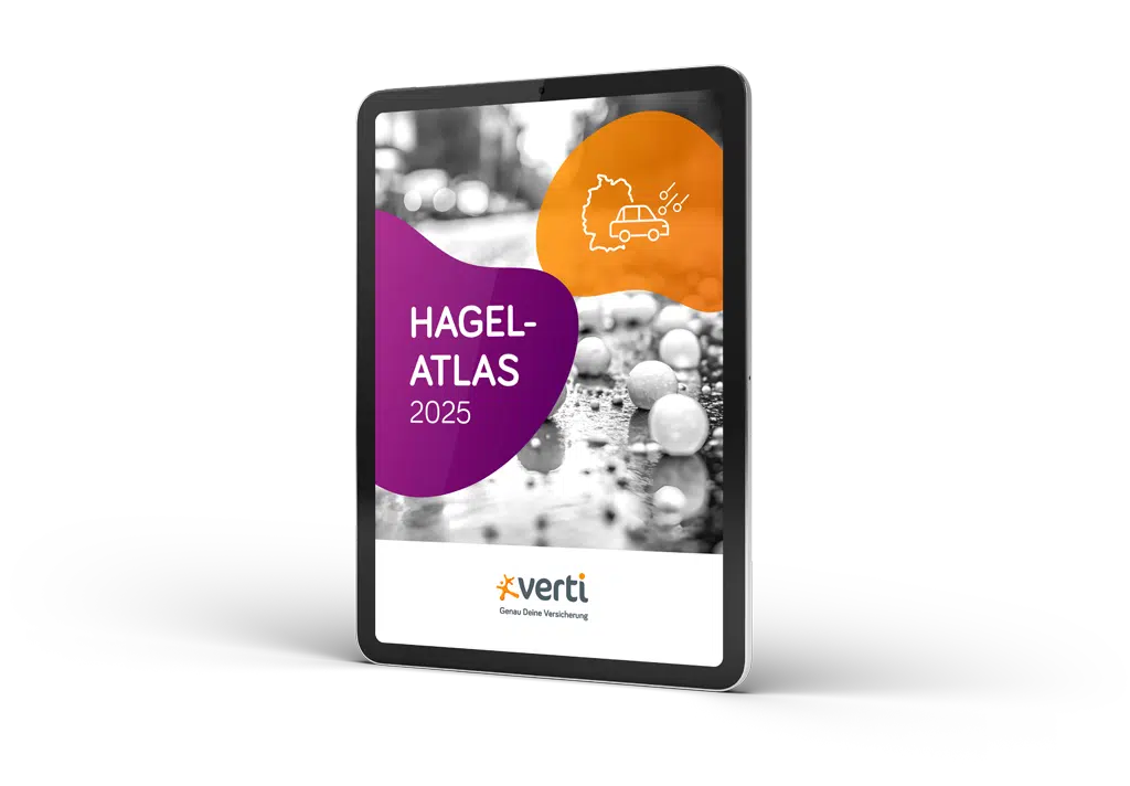 Hagel-Atlas 2025 E-Book auf einem iPad