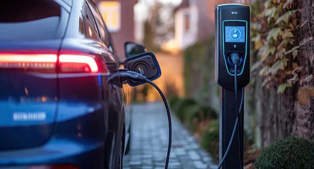 Elektroauto beim Ladevorgang