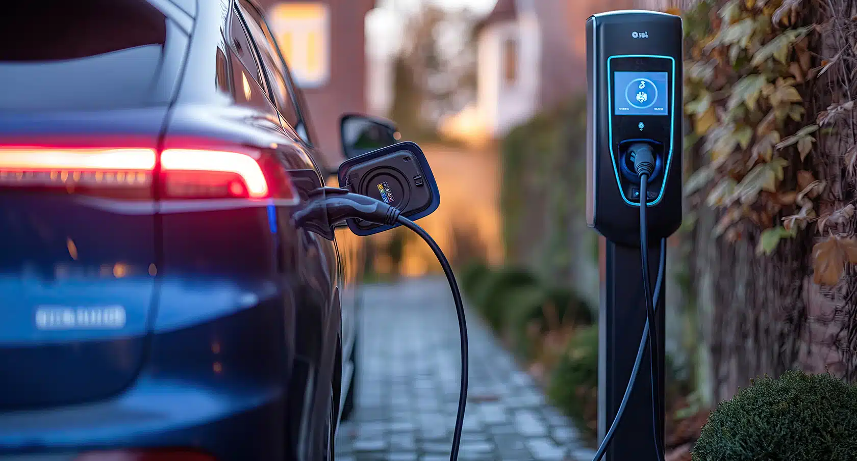 Elektroauto beim Ladevorgang