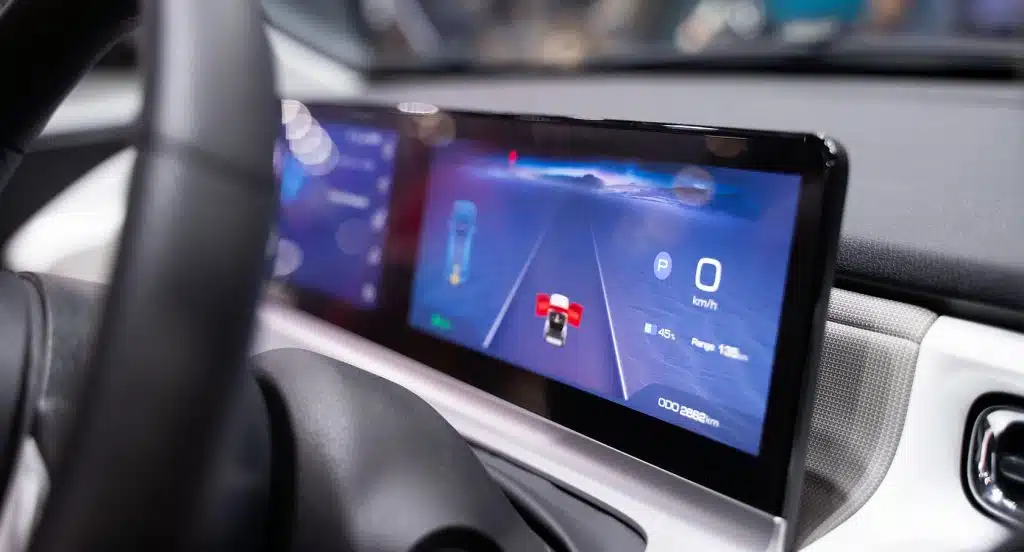 Assistenzsystem auf einem Auto-Navigationsgerät