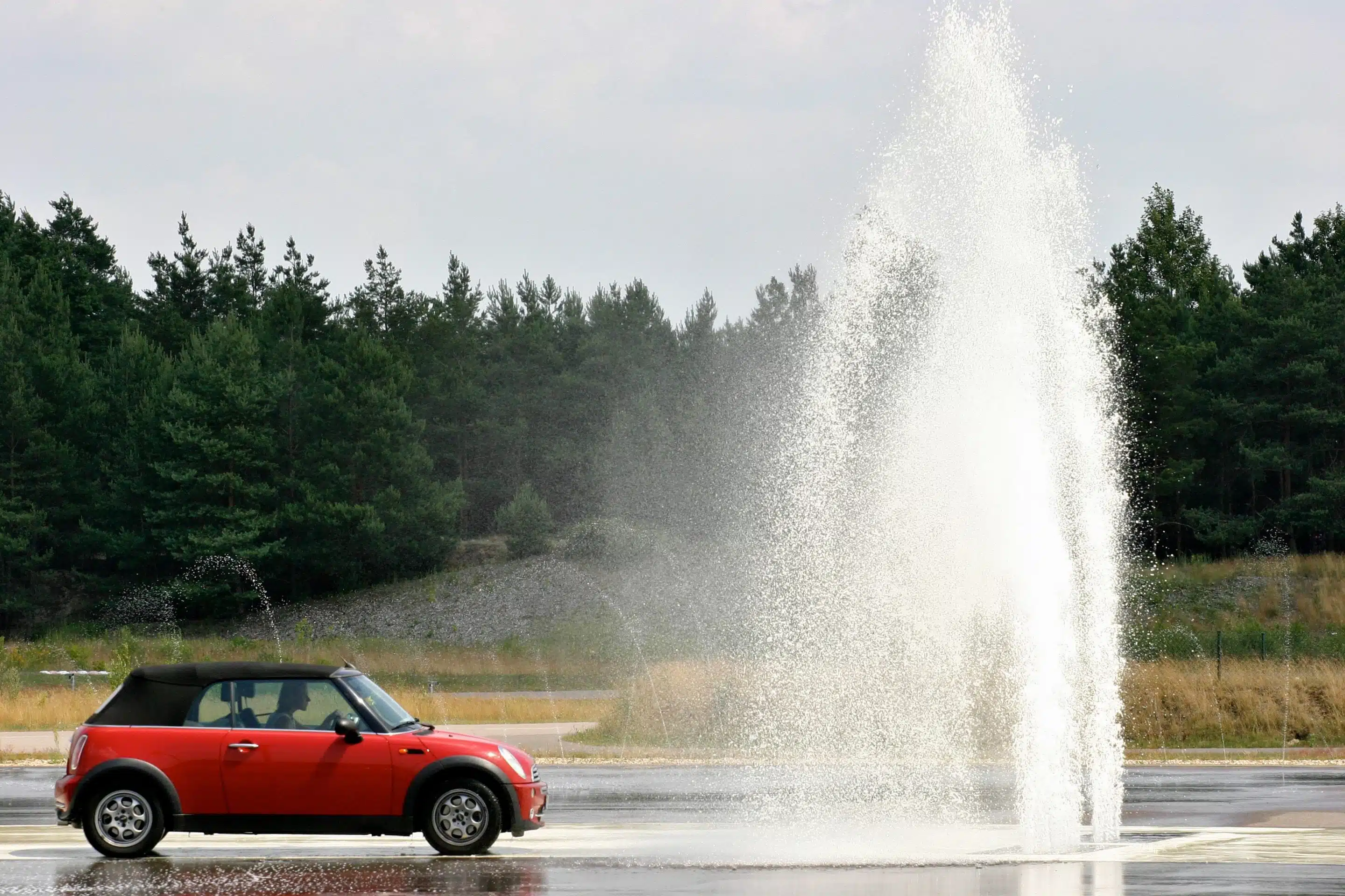 Auto beim Fahrsicherheitstraining