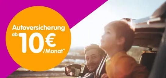 Günstige Kfz-Versicherung ab nur 10 Euro im Monat von Verti